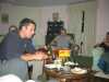 Pete and John get tucked into the port and stilton